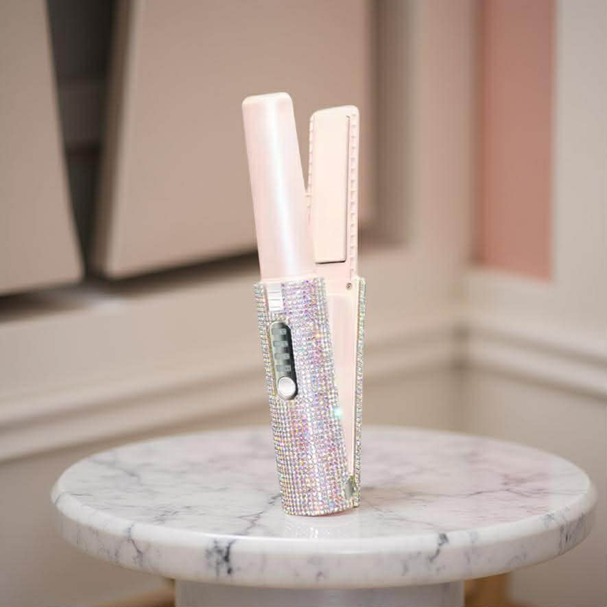 Crystique- Podręczna prostownica do stylizacji włosów