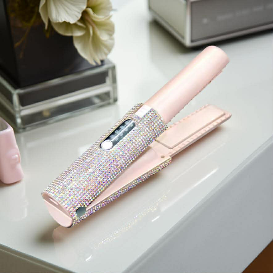 Crystique- Podręczna prostownica do stylizacji włosów